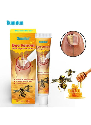 Sumifun - Bee Venom Fungal Nail Treatment Cream |  سوميفون - كريم سم النحل لعلاج فطريات الأظافر